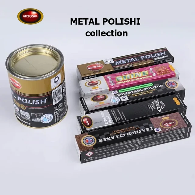 1PCS Germany AUTOSOL Metal Polish metal polishing paste rust removal  grinding stainless steel hardware copper scratch repair - AliExpress